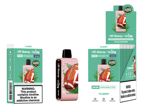 OFF-STAMP X POD KING SW16K DISPOSABLE POD (5CT DISPLAY)