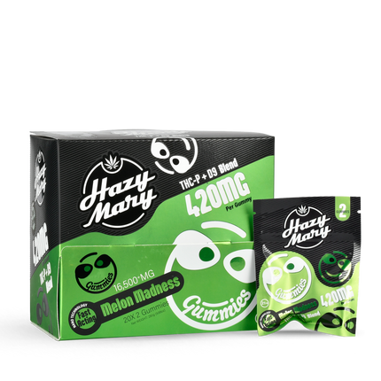 HAZY MARY THC-P + D9 BLEND GUMMIES 420MG PER GUMMY (2CT PER PACK | 20CT DISPLAY)