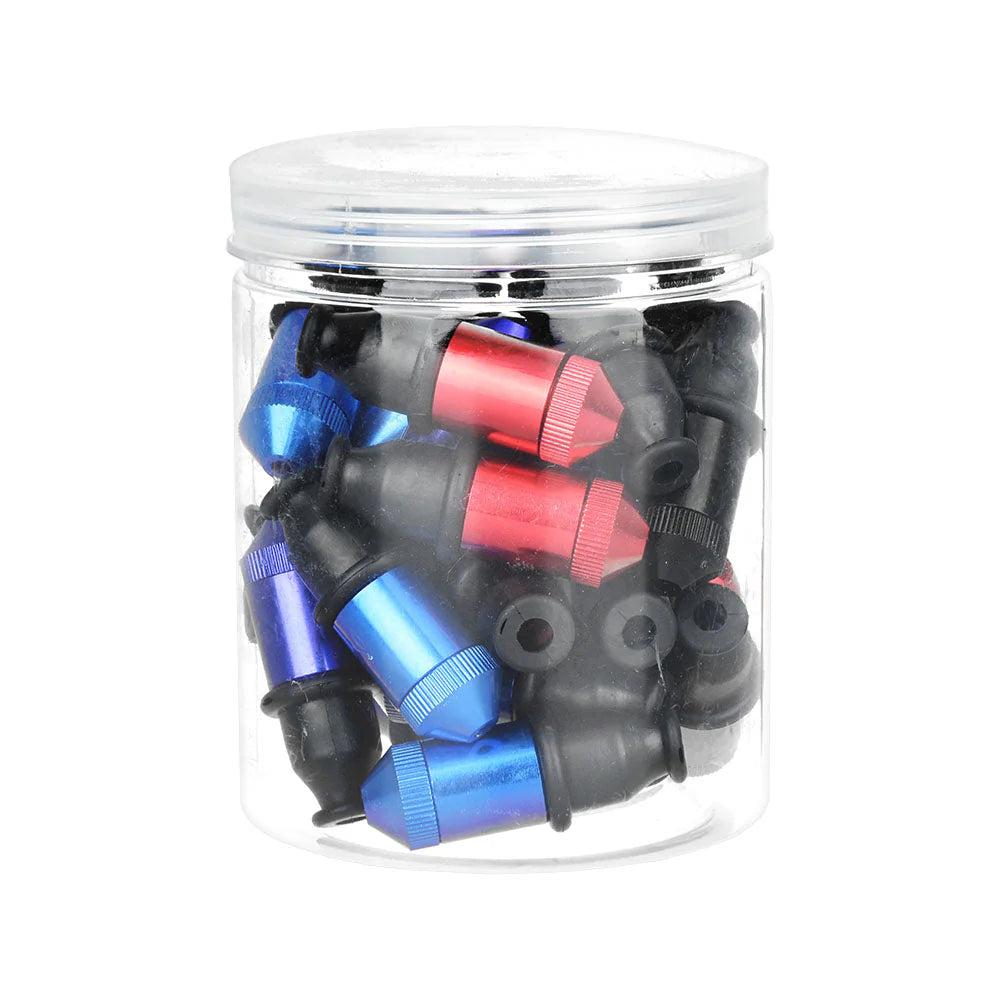 ALUMINUM BULLET PIPE (24CT BOX) | ASSORTED COLORS