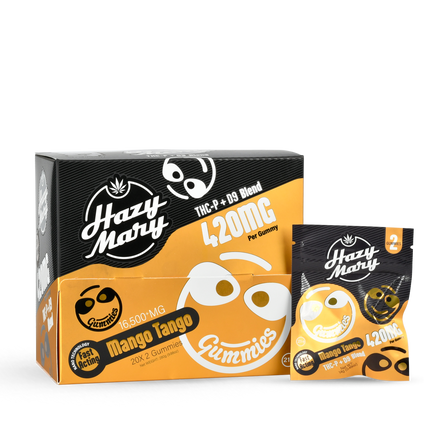 HAZY MARY THC-P + D9 BLEND GUMMIES 420MG PER GUMMY (2CT PER PACK | 20CT DISPLAY)