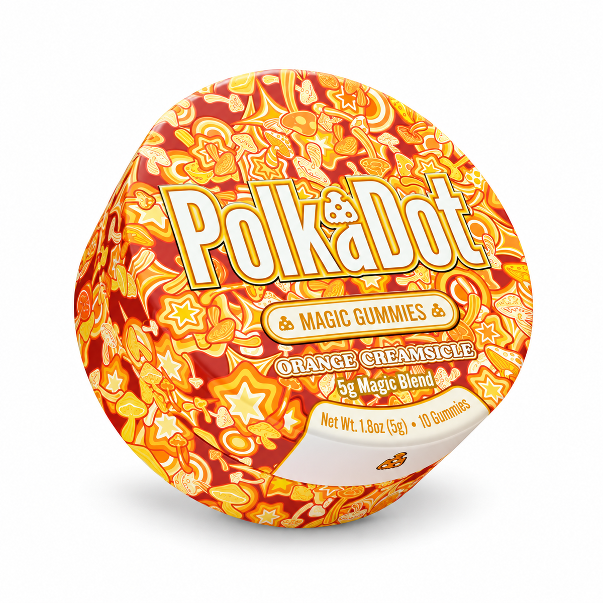 POLKADOT MAGIC MUSHROOM GUMMIES (10CT TIN)
