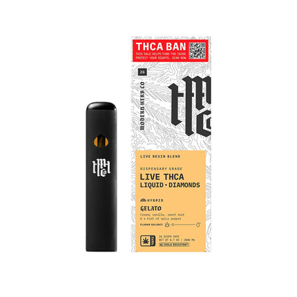 MODERN HERB CO 2 GRAM THC-A LIVE RESIN LIQUID DIAMONDS DISPOSABLE