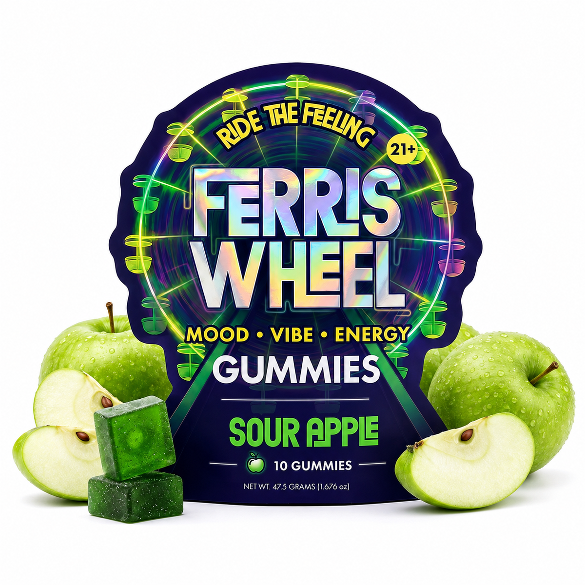 FERRIS WHEEL NOOTROPIC BLEND GUMMIES (10CT BAG)