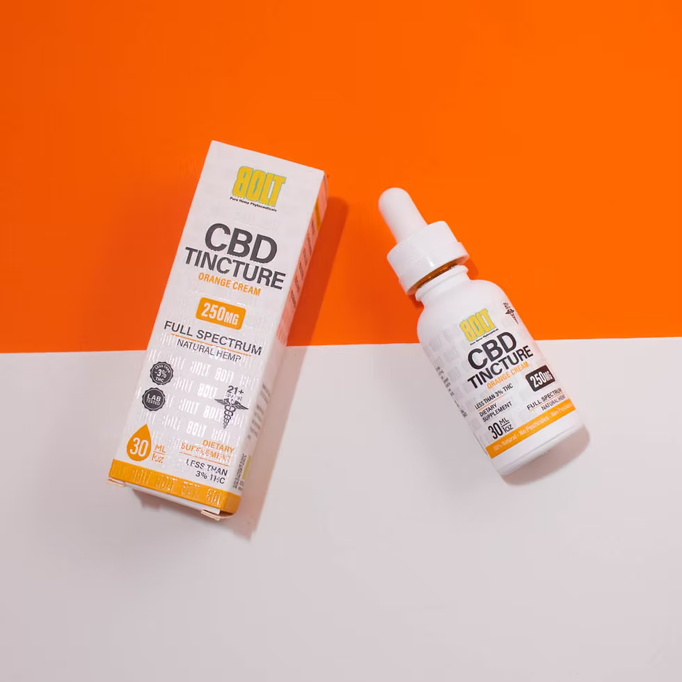 BOLT CBD 250MG PET TINCTURE | PEANUT BUTTER