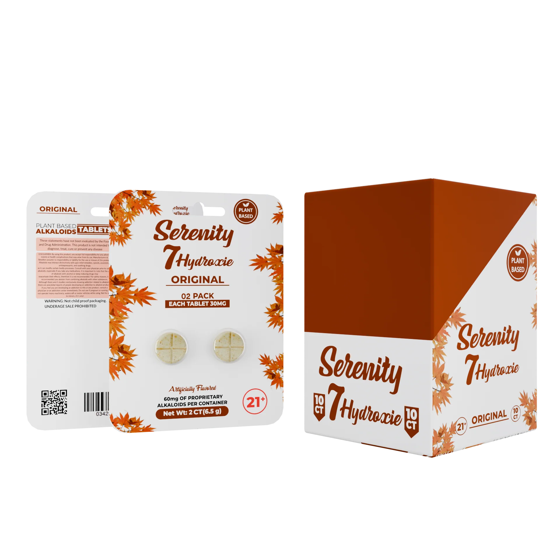 SERENITY 7-HYDROXIE 30MG CHEWABLE TABLETS (2CT/PACK) – Rising