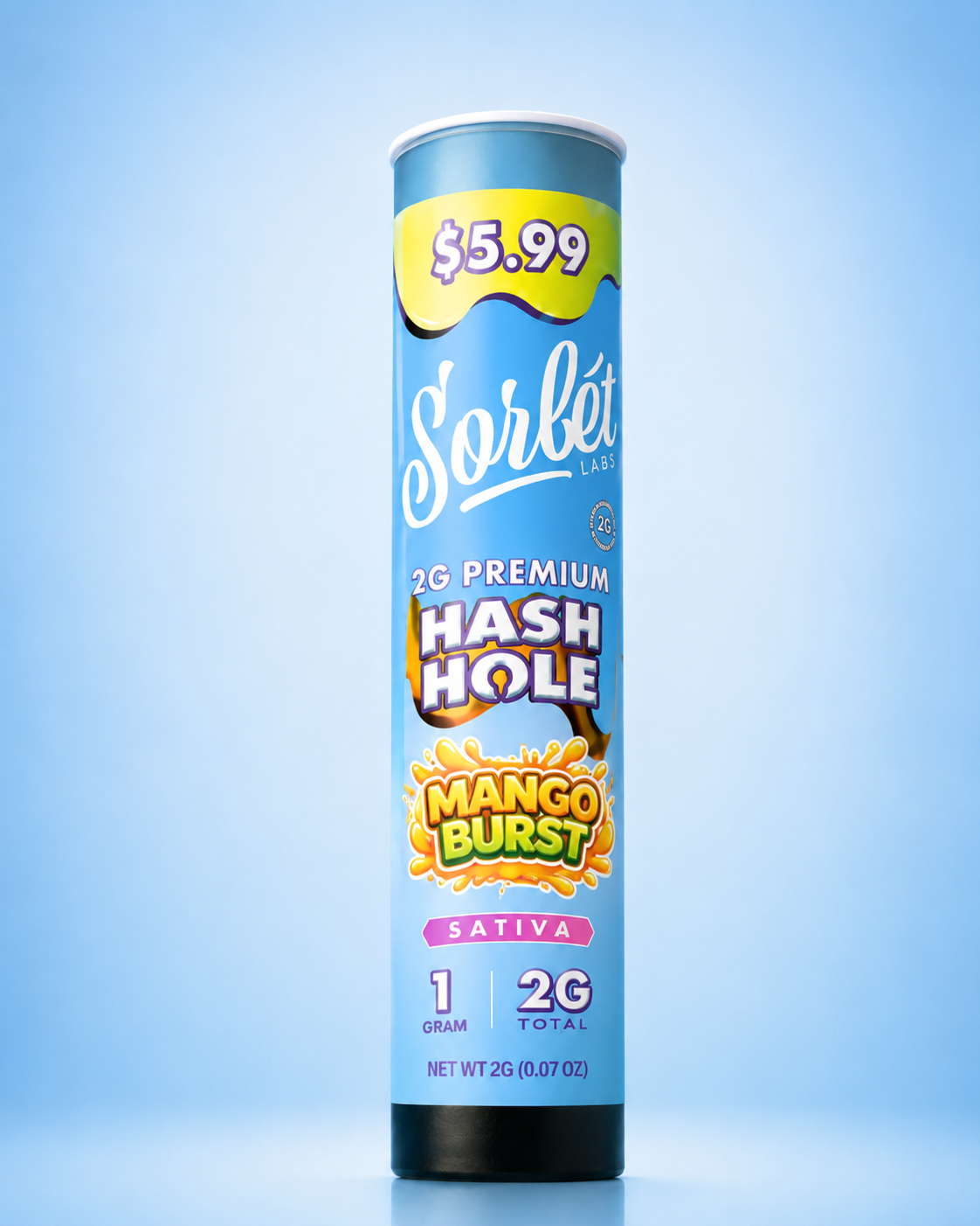 SORBET 2 GRAM THC-A PRE-PRICED HASH HOLES (20PK BOX)