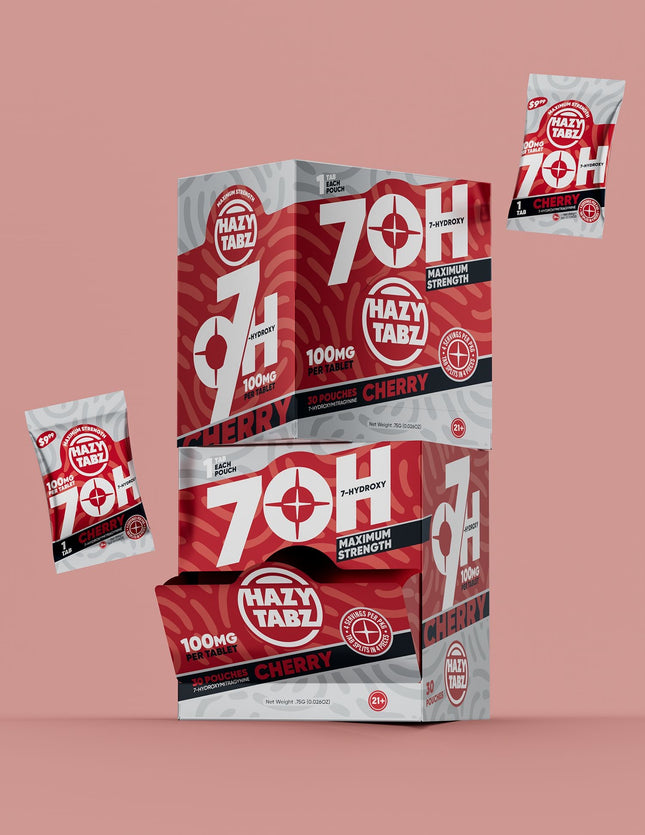 HAZY TABZ 7-HYDROXY 100MG PER TAB PRE-PRICED (30CT DISPLAY)