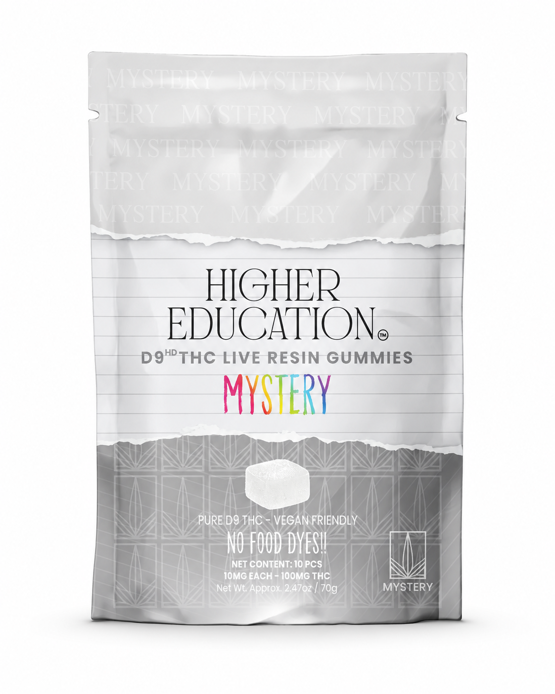 HIGHER EDUCATION 10MG D9-THC PER GUMMY (10CT BAG)