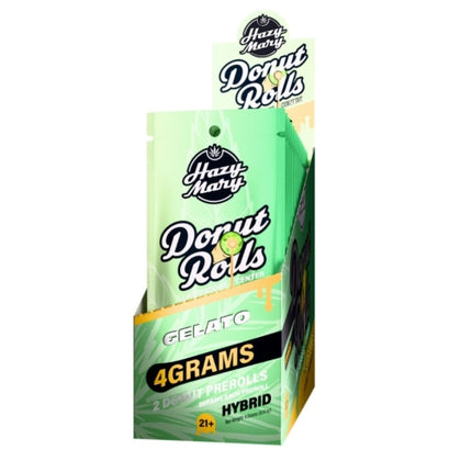HAZY MARY 2 GRAM THC-A DONUT ROLLS (2CT/PK, 4G/PK)