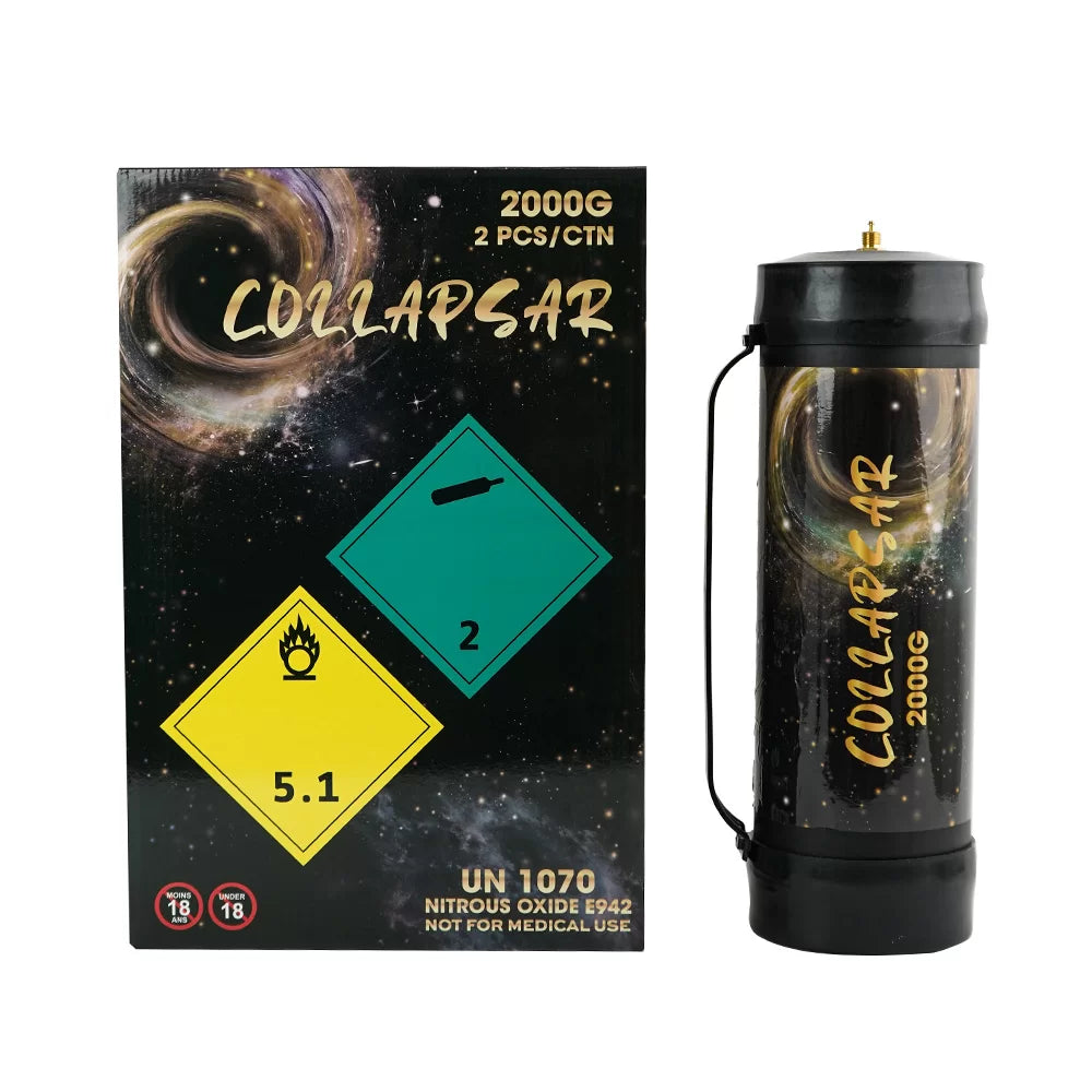 COLLAPSAR 3.3L WHIP CREAM CHARGER (2CT/DISPLAY)