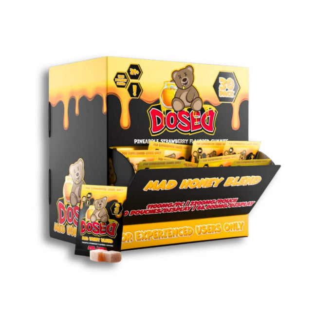 DOSED MAD HONEY BLEND 66000MG GUMMIES (2200MG/PK , 30PK/BOX) | PINEAPPLE STRAWBERRY
