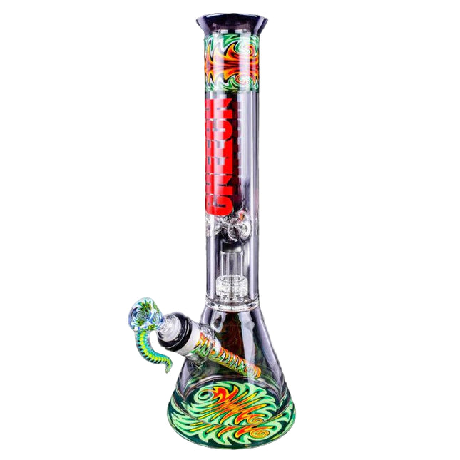CHEECH GLASS "I INTRODUCE YOU TO DOUBLE TROUBLE BONG"