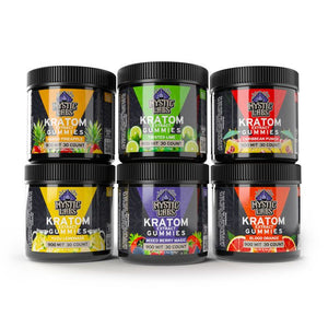 MYSTIC LABS KRATOM EXTRACT 900 MIT GUMMY JAR (30CT)
