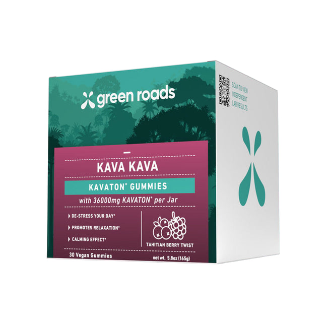 GREEN ROADS KAVA KAVA GUMMIES (30CT/JAR, 36000MG/JAR)