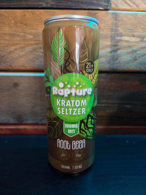 RAPTURE KRATOM SELTZER 100MG 12OZ DRINK (12CT DISPLAY)