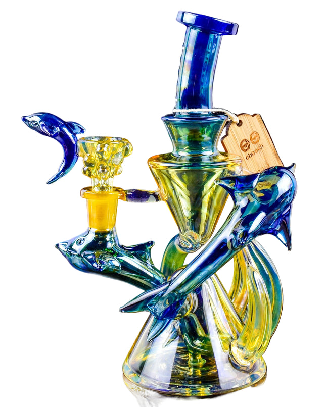 CHEECH 9in "DOPLHIN DIVE" WATERPIPE