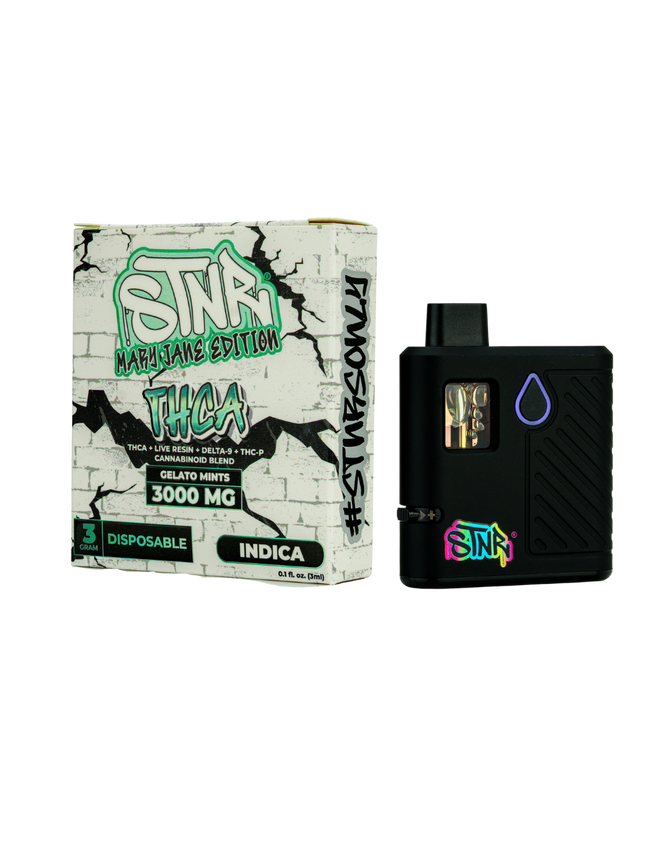 STNR MARY JANE EDITION (THCA + LIVE RESIN + D9 + THC-P) BLEND 3 GRAM DISPOSABLE