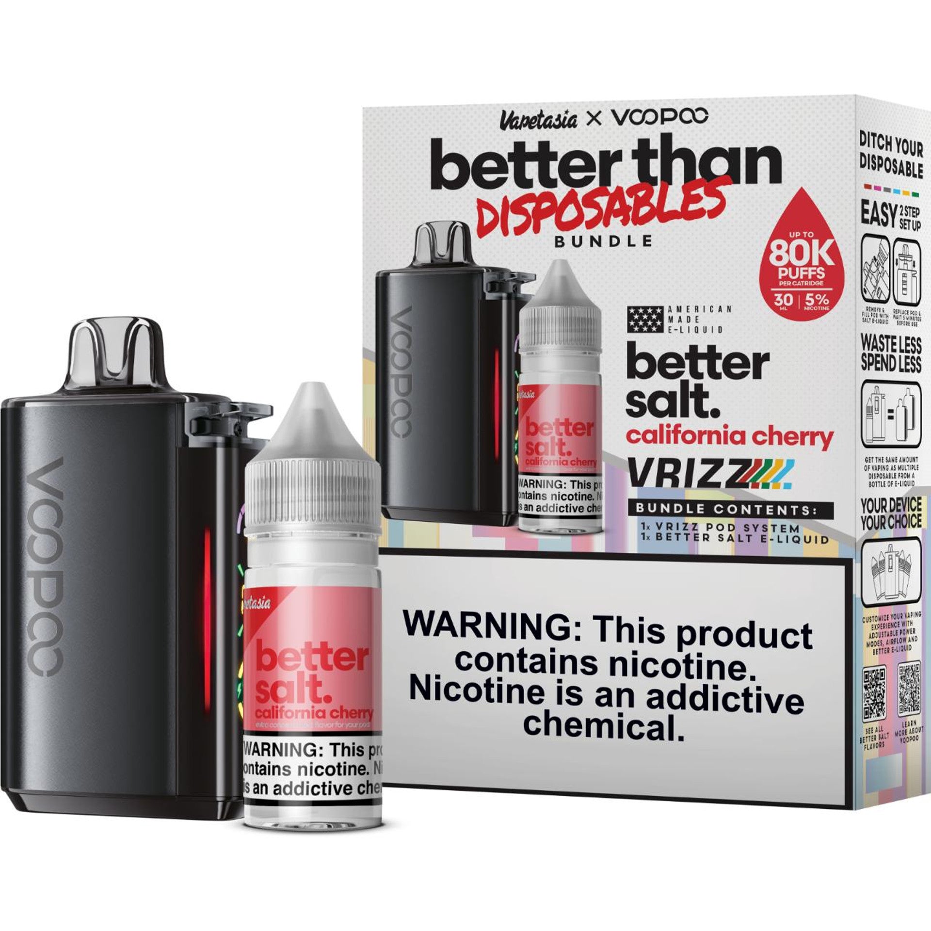 VAPETASIA X VOOPOO "BETTER THAN DISPOSABLES" BUNDLE Rising Wholesale Inc. VAPETASIA X VOOPOO "BETTER THAN DISPOSABLES" BUNDLE Rising Wholesale Inc.