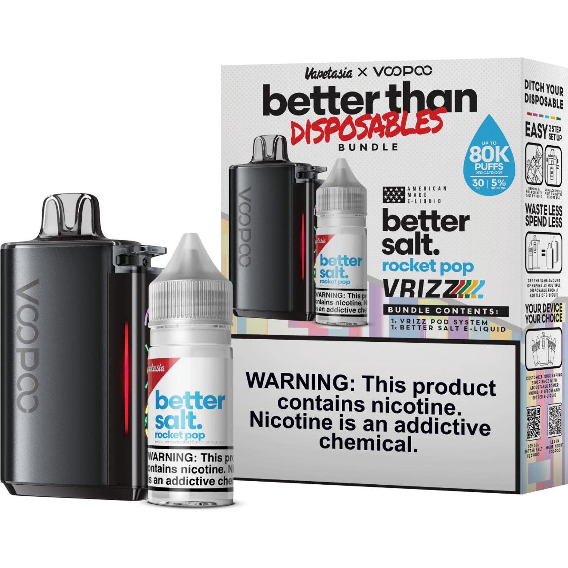 VAPETASIA X VOOPOO "BETTER THAN DISPOSABLES" BUNDLE Rising Wholesale Inc. VAPETASIA X VOOPOO "BETTER THAN DISPOSABLES" BUNDLE Rising Wholesale Inc.