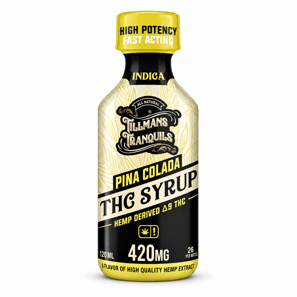 TILLMANS TRANQUILS 420MG D9 THC SYRUP