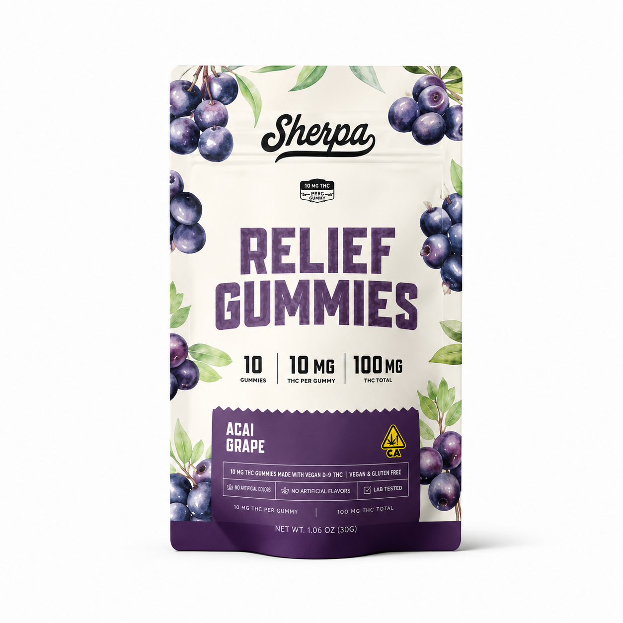 SHERPA 10MG THC GUMMIES BAG (10CT X 10MG)