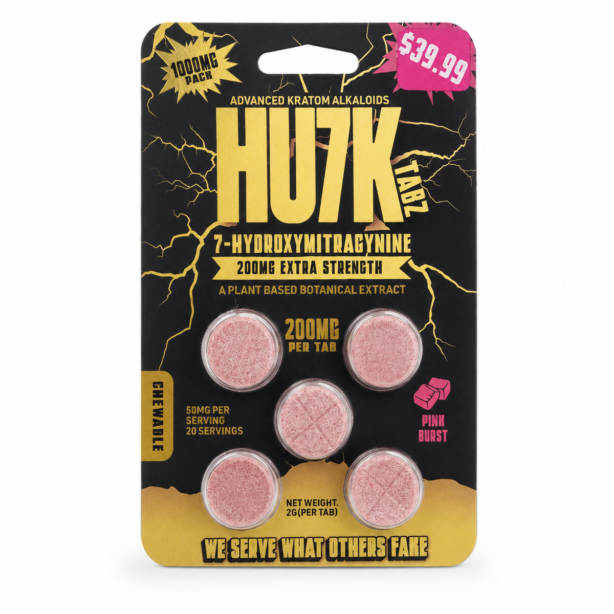 HU7K 7HYDROXY 200MG PER TAB 39.99 PRE PRICE (5CT PER PACK) (10 PACK PER BOX)