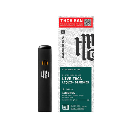 MODERN HERB CO 2 GRAM THC-A LIVE RESIN LIQUID DIAMONDS DISPOSABLE