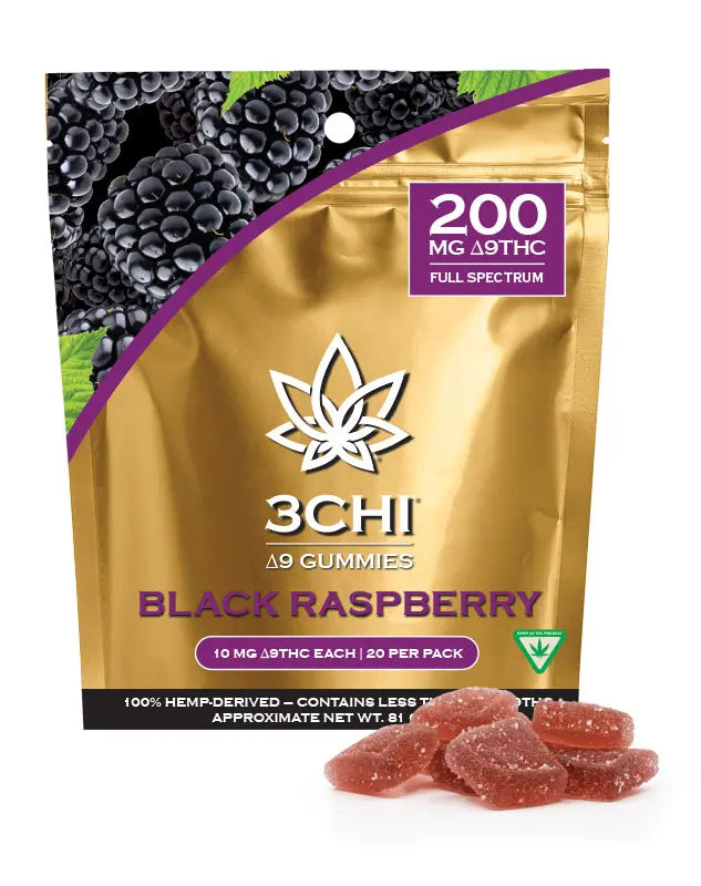 3CHI DELTA-9 THC GUMMIES FULL SPECTRUM 200MG/PACK 10MG/GUMMY