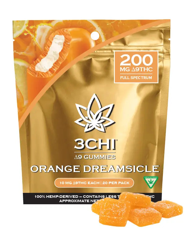 3CHI DELTA-9 THC GUMMIES FULL SPECTRUM 200MG/PACK 10MG/GUMMY