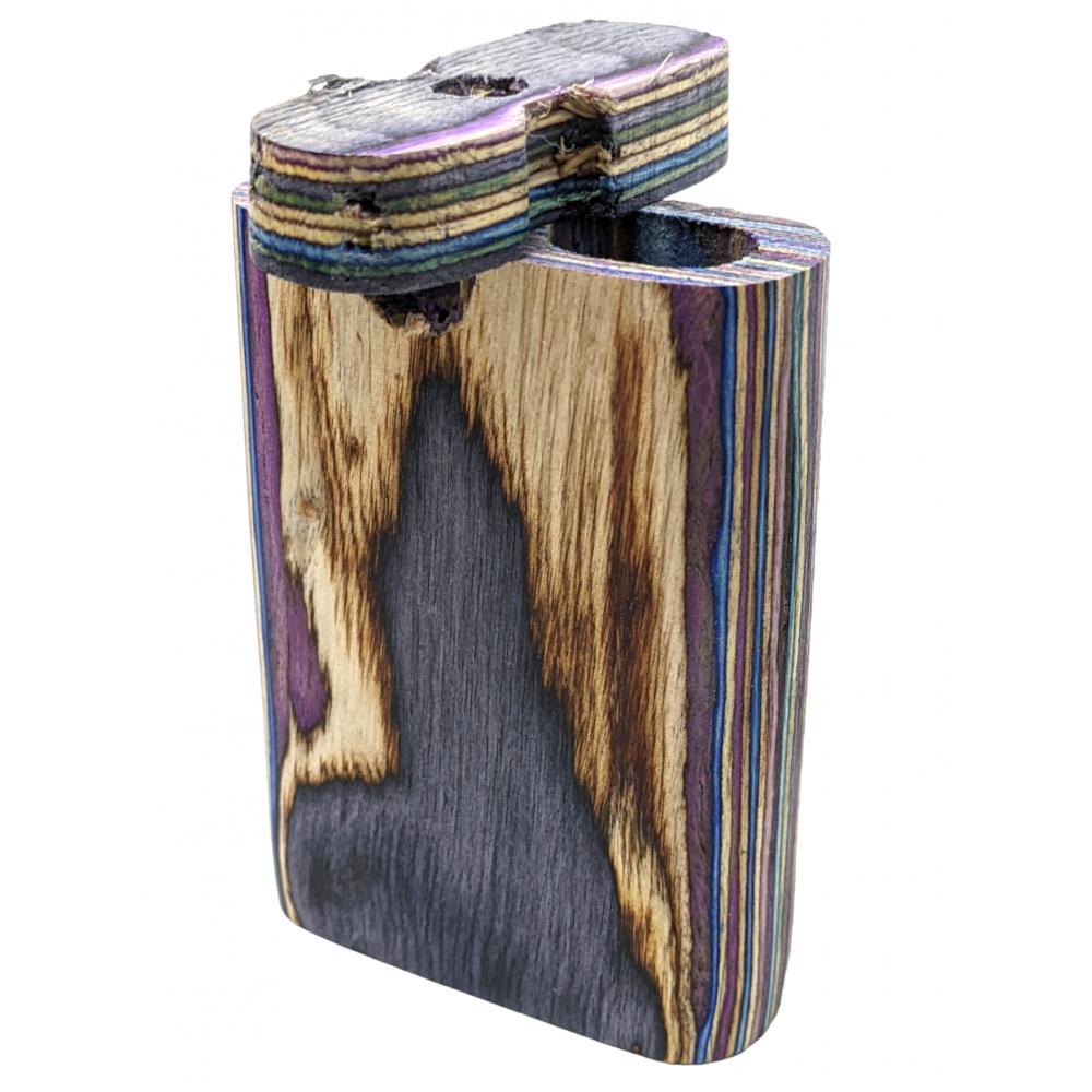 3' MULTICOLOR WOOD DUGOUT (GWDUG0067)