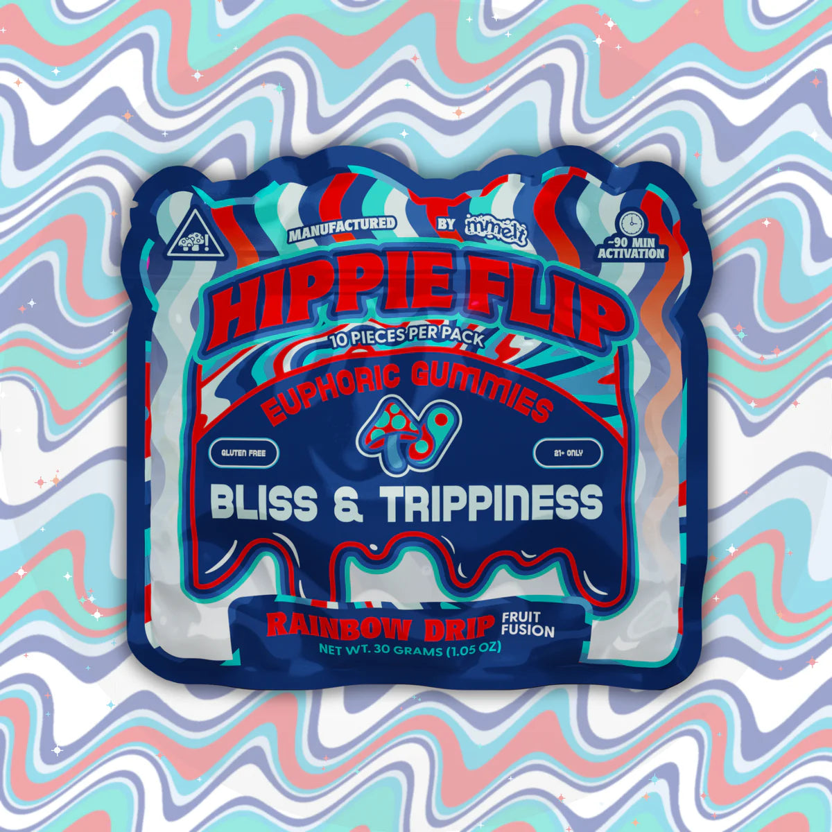 HIPPIE FLIP 6 GRAM EUPHORIC GUMMIES (10CT BAG)