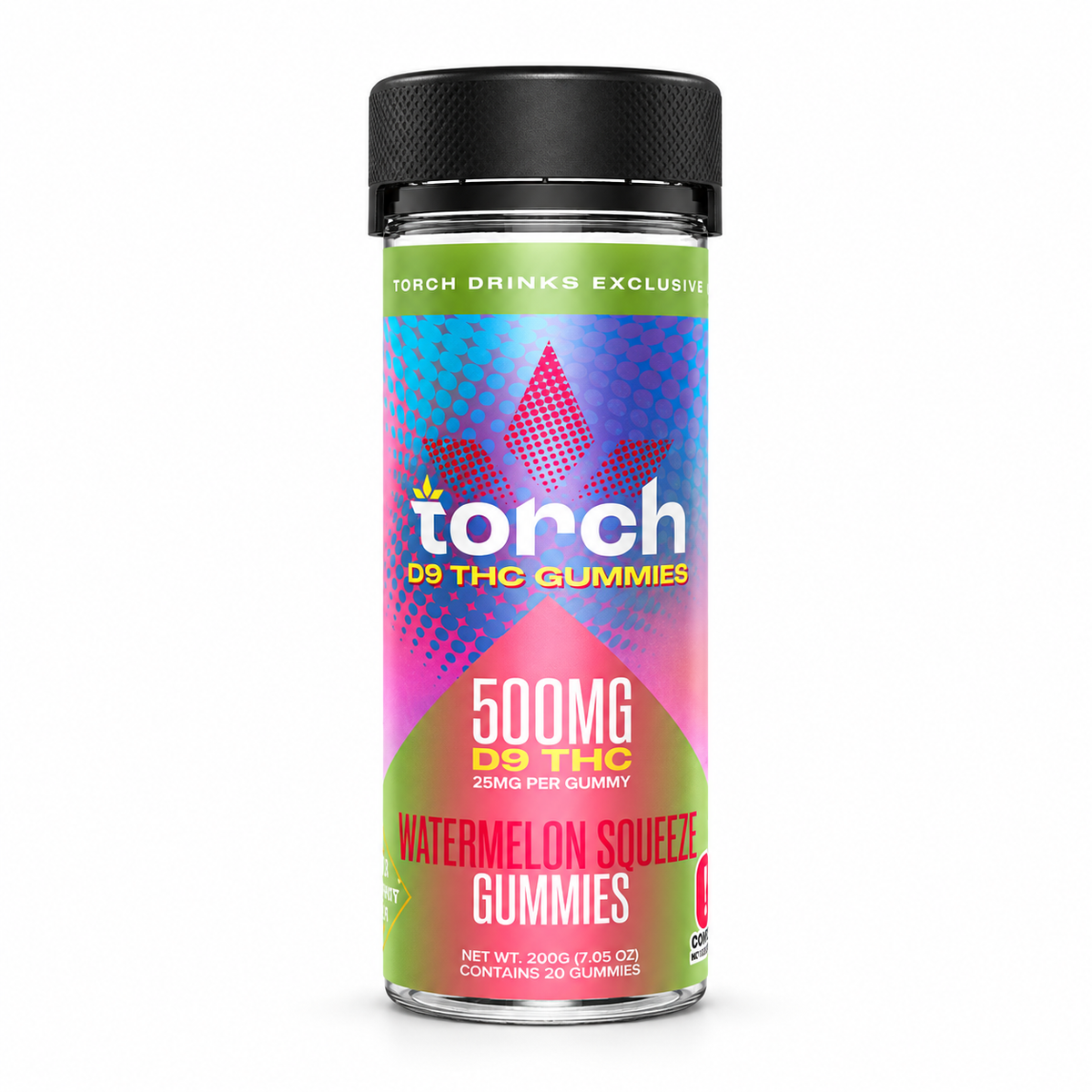 TORCH 25MG D9 GUMMIES (20CT JAR)