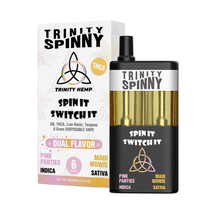 TRINITY SPINNY 6G THC-A D8 HHC DISPOSABLE DUAL FLAVOR