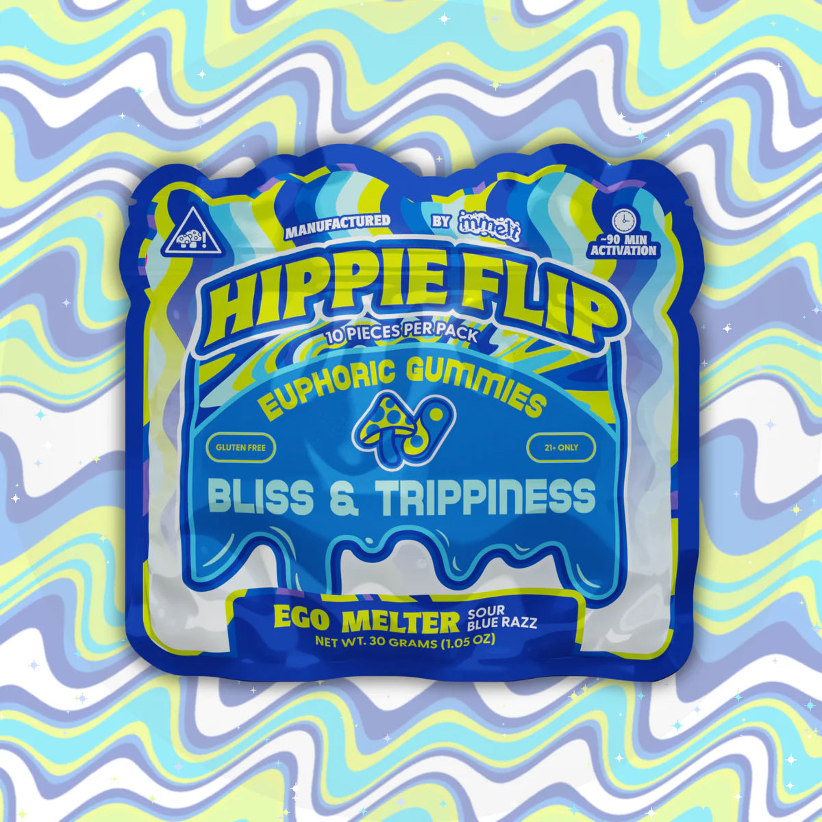 HIPPIE FLIP 6 GRAM EUPHORIC GUMMIES (10CT BAG)