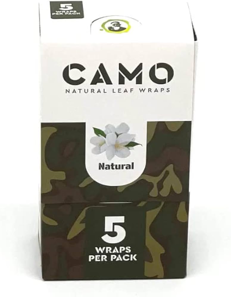 CAMO NATURAL LEAF WRAPS PRE PRICED BOX (5CT/PK)