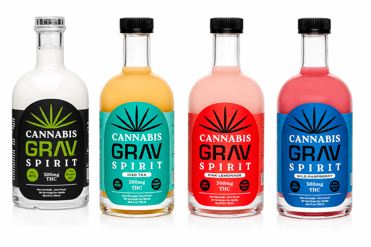 GRAV CANNABIS SPIRIT 300MG THC 750ML BOTTLE