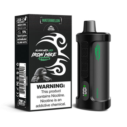 IRON MIKE TYSON 2.0 15,000 HITS 5% DISPOSABLE (5CT DISPLAY)