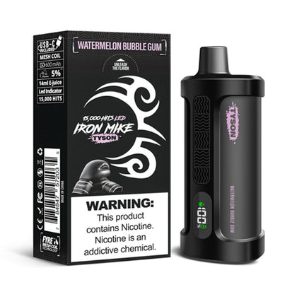 IRON MIKE TYSON 2.0 15,000 HITS 5% DISPOSABLE (5CT DISPLAY)