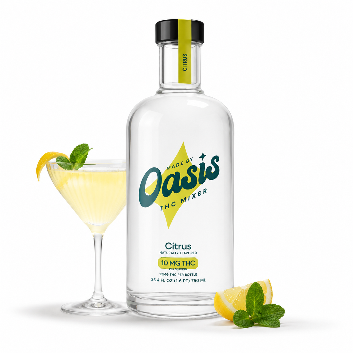 HERBAL OASIS 170MG THC 750ML BOTTLE