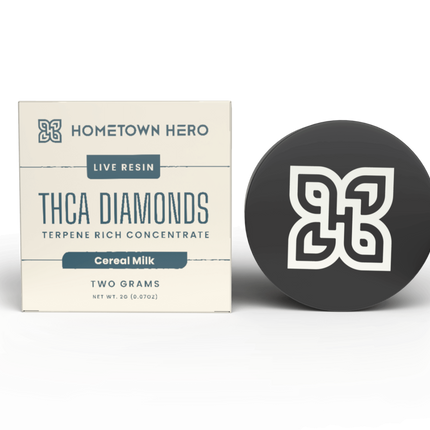 HOMETOWN HERO 2 GRAM THC-A DIAMONDS TERPENE CONCENTRATE