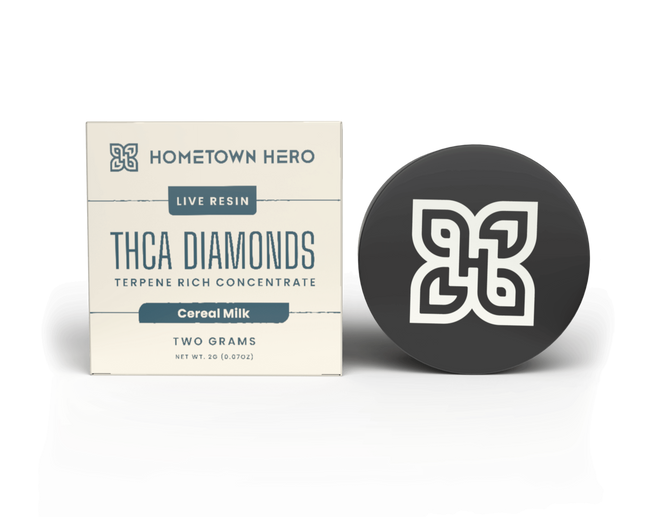 HOMETOWN HERO 2 GRAM THC-A DIAMONDS TERPENE CONCENTRATE