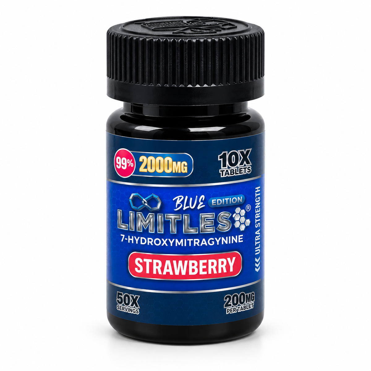 LIMITLESS BLUE EDITION 200MG PER TAB (10CT BOTTLE)