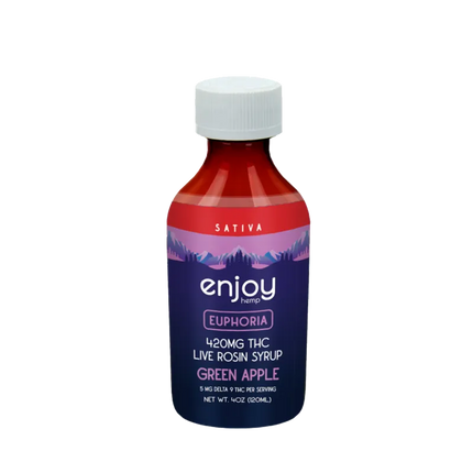 ENJOY HEMP 4OZ LIVE ROSIN THC SYRUP