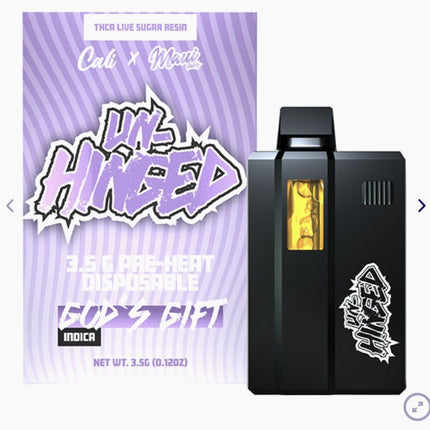 CALI X MAUI LABS UN-HINGED 3.5 GRAM DISPOSABLE