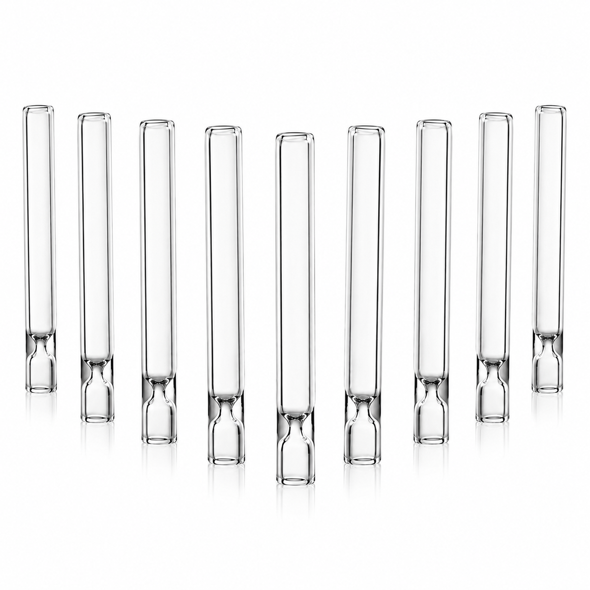 CLEAR CHILLUM PIPE IN ACRYLIC (100PC)