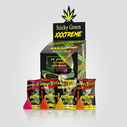 STICKY GREEN XXXTREEM 500MG SINGLE PACK (25CT DISPLAY)