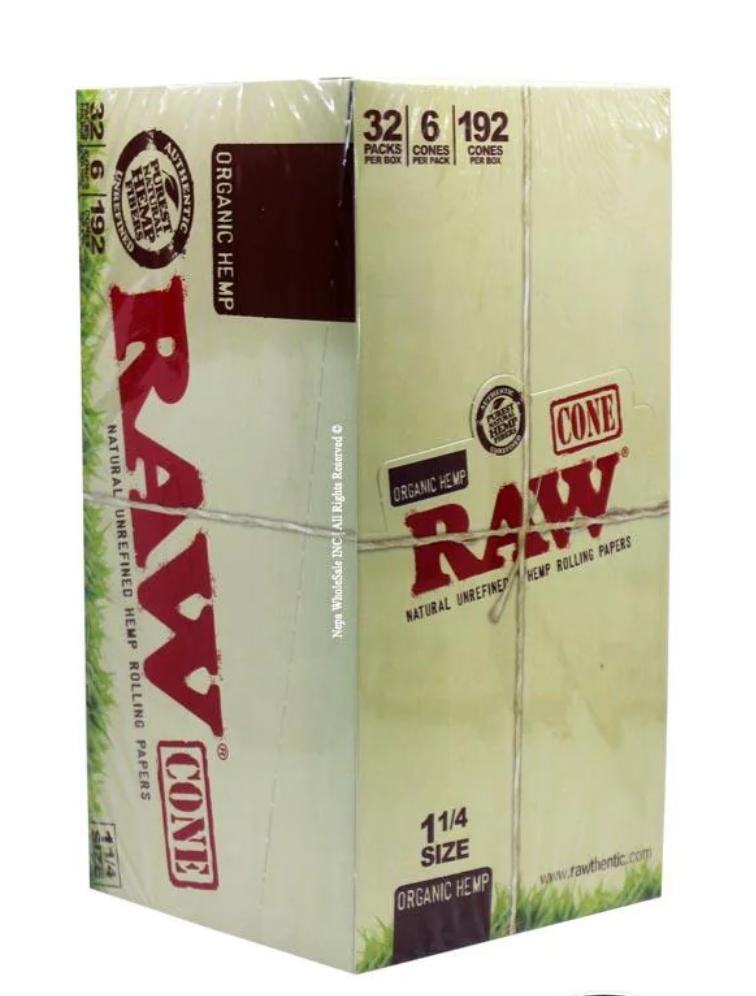 RAW ORGANIC CONE 1 1/4 32PK Default Title 716165201960