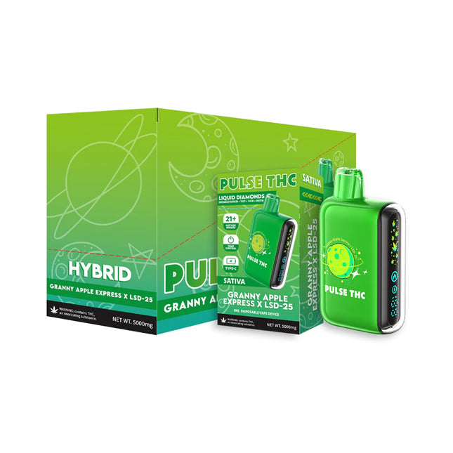 PULSE THC 5ML THCA LIQUID DIAMONDS D9 + THC-P + HHC-P DISPOSABLE