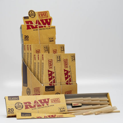 RAW 1 1/4 CLASSIC CONE 20CT Default Title 