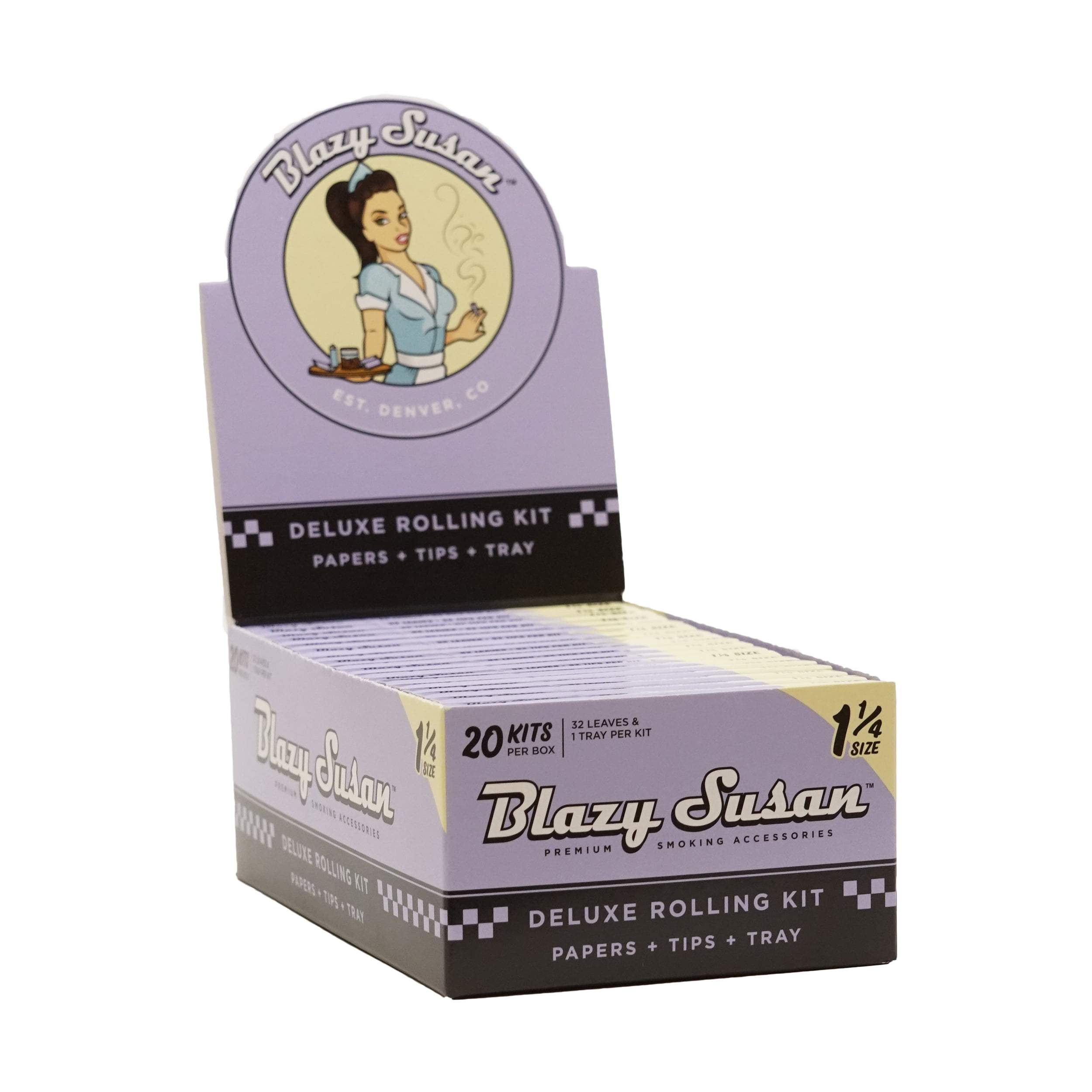 BLAZY SUSAN PURPLE DELUXE ROLLING KIT 1 1/4